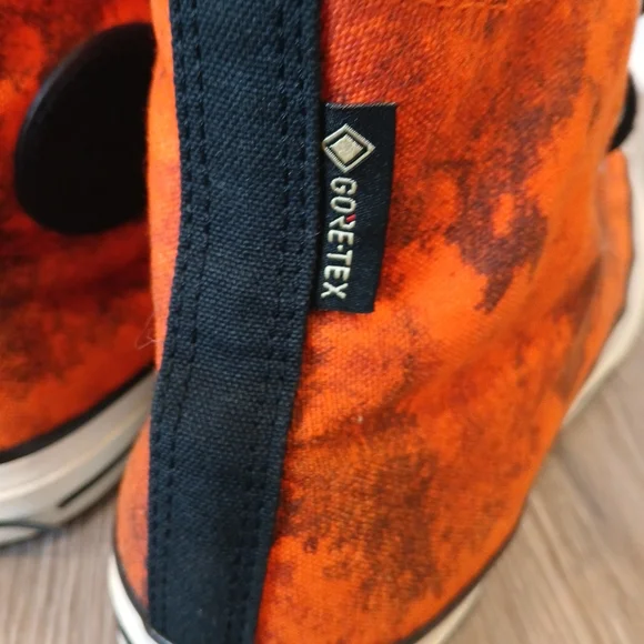 Converse Men's 9.5 Chuck 70 Gore-Tex GTX Orange Waterproof High Top Sneakers EUC - Picture 5 of 10